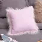 Наволочка декоративная Этель "Будуар" розовый, 40*40 см, 100% п/э 3132407, норма - фото 2 - миниатюра