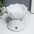 Аромалампа "Бутон белый" 9х8х8 см 1118488, норма - фото 1 - миниатюра