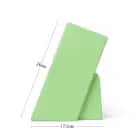 Подставка для ножей 11x11x26см, цвет ЗЕЛЕНЫЙ (пластик) (арт. 2874), норма - фото 2 - миниатюра