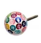 Ручка для мебели "Радужные пуговицы", цвет разноцветный /300/6 - фото 1 - миниатюра