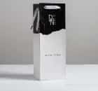 ПАКЕТ ПОД БУТЫЛКУ "WINE TIME" 13X36X10 СМ, ЛАМИНИР. 5035721, норма - фото 1 - миниатюра