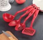 Набор кулинарных принадлежностей "Радуга" красный, 4 предмета, 30 см 130976, норма - фото 1 - миниатюра