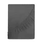 Простыня на резинке 180/200 "Verossa" Сатин Graphite(борт 30см), норма - фото 1 - миниатюра