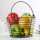 Корзина для фруктов 20х20х13 см, цвет черный 3752548, норма - фото 2 - миниатюра