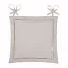 Подушка на стул Волшебная Ночь рогожка 40/40 экрю 74, норма - фото 1 - миниатюра