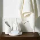 Дозатор для жидкого мыла Fleur, 10х10х17 см., цвет белый, норма - фото 2 - миниатюра