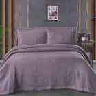 Покрывало Arya Жаккард с Кружевом 240X260 Paisley (Сливовый), норма - фото 1 - миниатюра