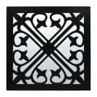 Зеркало декоративное "Генуя", черный, 40*40 см /6, норма - фото 1 - миниатюра