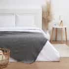 Плед Этель Mosaic 130*180см , цв.темно-серый,80%хлопок, 20% п/э 10285432, норма - фото 1 - миниатюра