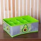 ОРГАНАЙЗЕР ДЛЯ БЕЛЬЯ 12 ЯЧЕЕК "AVOCADO" 27Х20Х10 СМ 6966539, норма - фото 1 - миниатюра