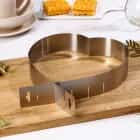 Форма кондитерская с регулируемым объемом "Сердце" 15-28 см, высота 5,5см 1290514, норма - фото 1 - миниатюра