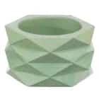 Кашпо "Геометрия", зеленый, 0,15л., норма - фото 1 - миниатюра
