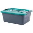 Ящик для хранения с лотком и ручкой BERGEN FJORD 13 л, вулканический базальт (арт.PT655211026), норма - фото 1 - миниатюра