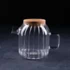 Графин с крышкой "Эко" 600 мл, 16х11х14 см 5078980, норма - фото 1 - миниатюра