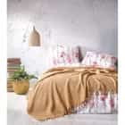 Плед Arya с Бахромой 220x240 Vivian Горчичный, норма - фото 1 - миниатюра