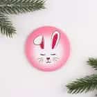 Зеркало карманное "Зайка", диам.7 см 7826884, норма - фото 2 - миниатюра