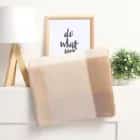 Плед Экономь и Я "Клетка" цв.беж, 150*180 см, пл.160 г/м2, 100% п/э, флис 9849861, норма - фото 1 - миниатюра