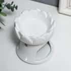 Аромалампа "Бутон белый" 9х8х8 см 1118488, норма - фото 3 - миниатюра