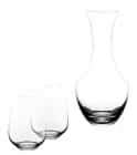 Набор Тулипа 3 пр. (графин 1500 мл + 2 стакана *450 мл) (арт. 31B24/1500/3), норма - фото 1 - миниатюра