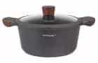 Кастрюля 6,7 л /28 см, серая, индукция (арт.НМ 9428), норма - фото 1 - миниатюра
