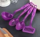 Набор кулинарных принадлежностей "Радуга" фиолетовый, 4 предмета, 30 см 130977, норма - фото 1 - миниатюра