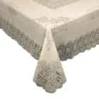 Скатерть готовая Ажурная Victoria прям. 140х200 см., беж., норма - фото 1 - миниатюра