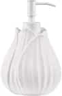 Дозатор для жидкого мыла Fleur, 10х10х17 см., цвет белый, норма - фото 1 - миниатюра