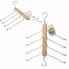 Вешалка-трансформер дерев., 4-х уровневая, 30x3.8x1.6 см (39 см), натур. цвет, норма - фото 1 - миниатюра