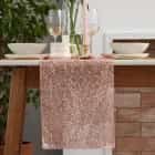 ДОРОЖКА НА СТОЛ С ПАЙЕТКАМИ, ПУДРА, 30*160 СМ  5109428, норма - фото 2 - миниатюра