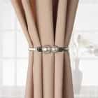 Подхват для штор Жемчуг металл 31,5см 1шт. серебряный 7867300, норма - фото 2 - миниатюра