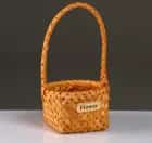 Корзина плетеная секвойя, 17х10/29,5 см, натуральный 5413437, норма - фото 1 - миниатюра