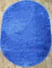 Ковер SHAGGY ULTRA (s600, 2*3, OVAL, BLUE), норма - фото 1 - миниатюра