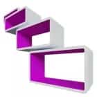 Комплект полок "Бангкок" 47х27х20см, норма - фото 1 - миниатюра