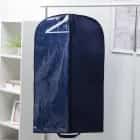 Чехол для одежды (ПВХ/спанбонд) 60*100см синий 815097, норма - фото 1 - миниатюра