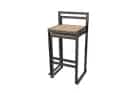 СТУЛ БАРНЫЙ (АРТ. СМ007.0) (МЕТАЛЛ Черный Муар (0009)/ЛДСП Дуб Вотан (0157))) - фото 2 - миниатюра