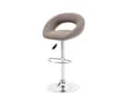 Стул барный (арт. ZS-603), опора ХРОМ (комплект 2 шт.) (Brown fabric (ткань коричн.)) - фото 3 - миниатюра