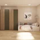 ЛЕО (Гикори джексон/Дымчатый зеленый) - фото 2 - миниатюра