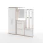 П19 МАРИКА (М) (ясень светлый/белый шагрень) - фото 1 - миниатюра