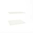 ПОЛКА 565*439 (ДЛЯ ШКАФОВ 600) 2 ШТ В КОМПЛ. (белый шагрень) - фото 1 - миниатюра