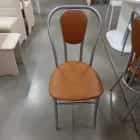 ВЕНСКИЙ-М (сиденье: ВИК 344 (темно-коричневый)/каркас: алюминий (светло-серый)) - фото 4 - миниатюра