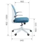 CHAIRMAN CH 107 (голубой) - фото 7 - миниатюра