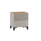 НИКА (бежевый мат-05/кашемир + дуб делано без ручек) - фото 2 - миниатюра