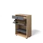 МИНИ (Дуб золотой крафт/серый графит) - фото 2 - миниатюра