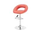 Стул барный (арт. ZS-603), опора ХРОМ (комплект 2 шт.) (PU red (к/з красн.)) - фото 2 - миниатюра