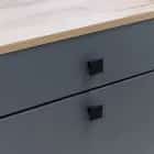 МИНИ (Дуб золотой крафт/серый графит) - фото 7 - миниатюра