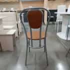 ВЕНСКИЙ-М (сиденье: ВИК 344 (темно-коричневый)/каркас: алюминий (светло-серый)) - фото 3 - миниатюра