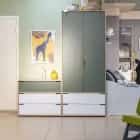 ЛЕО (Гикори джексон/Белый матовый/Дымчатый зеленый) - фото 3 - миниатюра