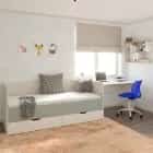 ПОЛКА НАВЕСНАЯ ТИП 14 (800*200*550 ММ) (дуб сонома/белый шагрень) - фото 3 - миниатюра