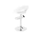 Стул барный (арт. ZS-603), опора ХРОМ (комплект 2 шт.) (PU белый (к/з белый)) - фото 4 - миниатюра