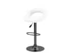Стул барный (арт. ZS-603), опора ЧЕРНЫЙ (комплект 2 шт.) (PU белый (к/з белый)) - фото 3 - миниатюра